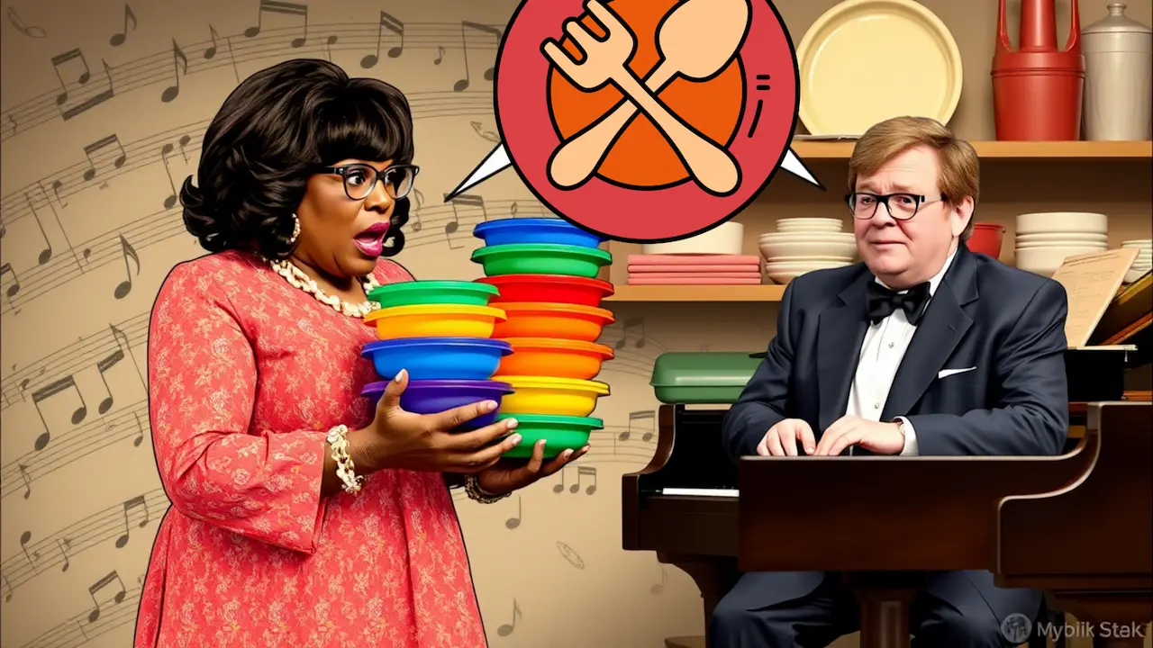 Patti LaBelle’s Tupperware Heist: Elton John Still Owes Her Plastic!