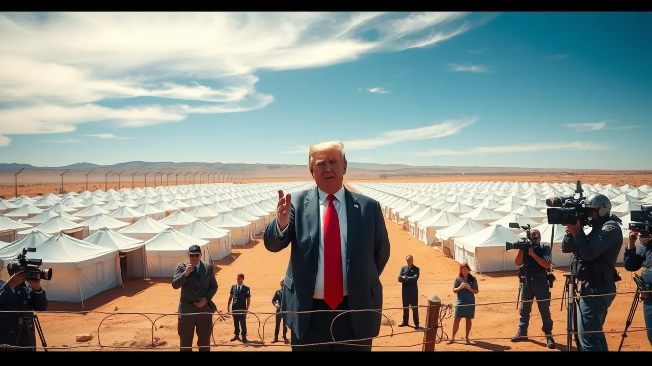Trump’s Tent City Dreams Go Poof: A Comedic Collapse