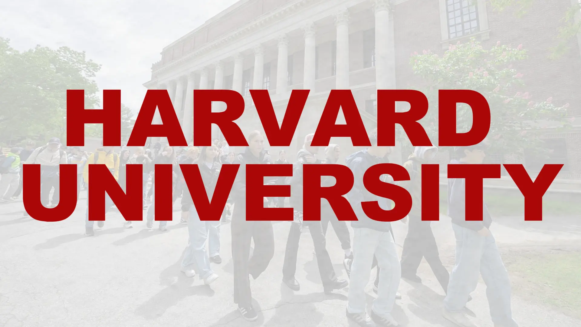 Trump at Harvard University