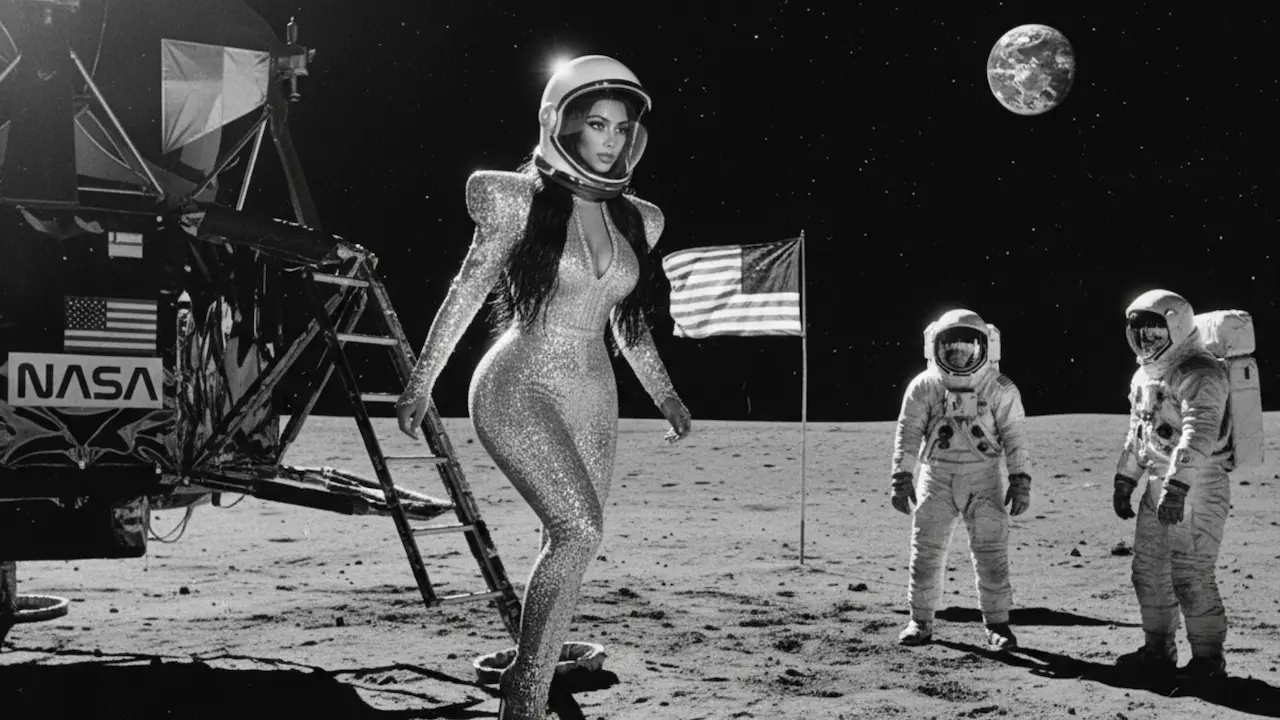 Kim Kardashian Calls Moon Fake, NASA Offers Her a Lunar Lift