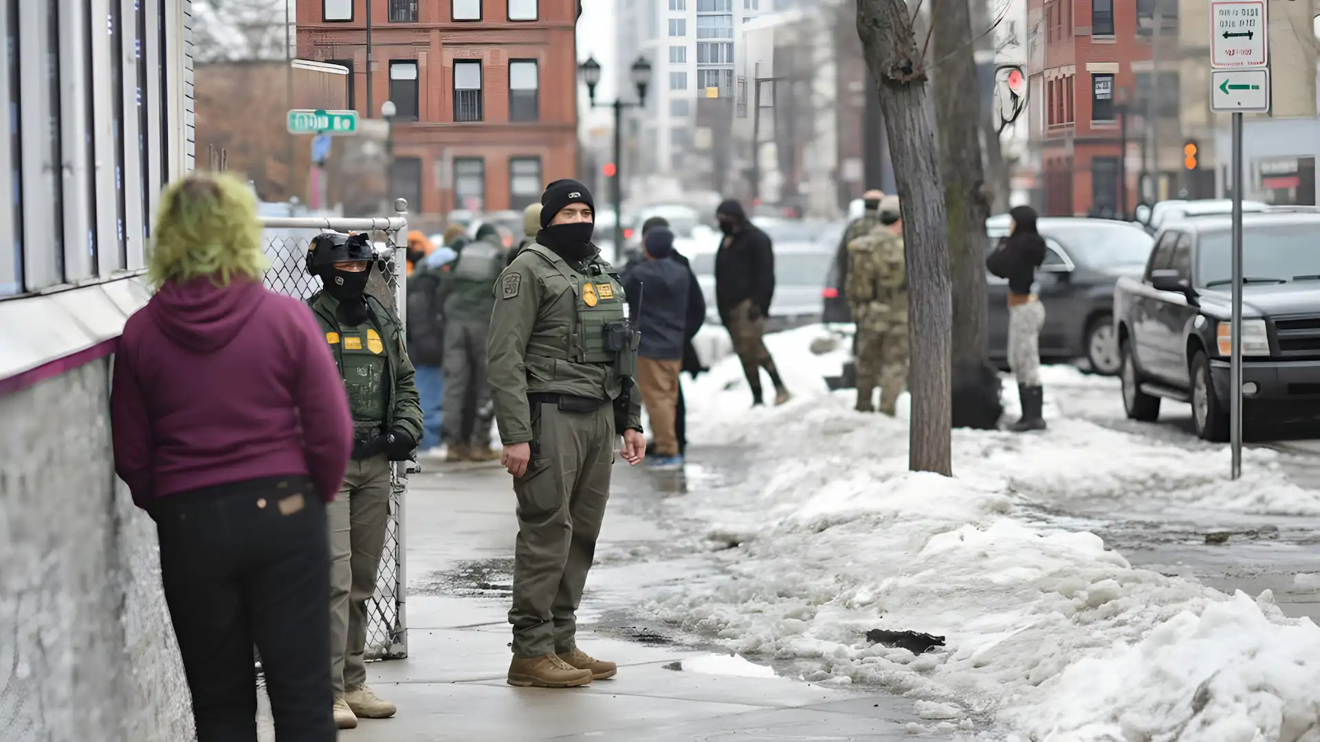 ICE Vans Scare Shoppers at El Burrito Mercado